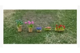 Mixed planters & window boxes (x5) 00399 